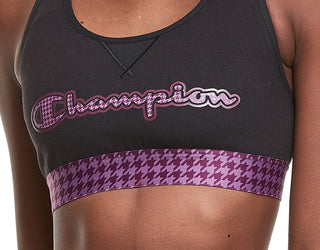Champion Women's The Authentic Racerback Sports Bra Black Size Large
