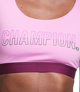 Champion Women's Absolute Racerback Medium Impact Sports Bra Purple Size Medium