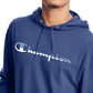 Champion Mens Activewear Workout Hoodie Blue Size Medium