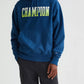 Champion Men's Reverse Hoodie Blue Size XX-Large