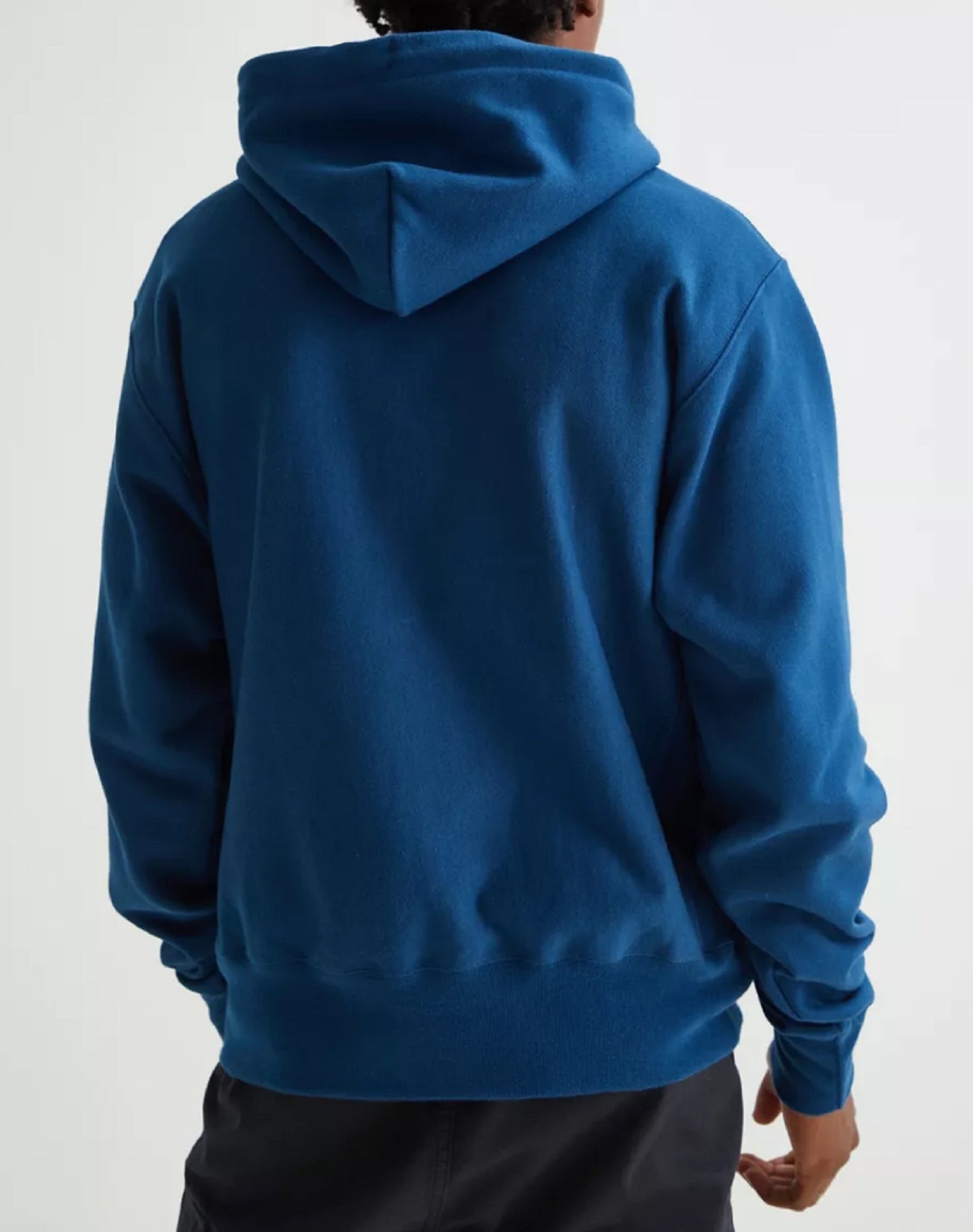 Champion Men's Reverse Hoodie Blue Size XX-Large