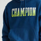 Champion Men's Reverse Hoodie Blue Size XX-Large