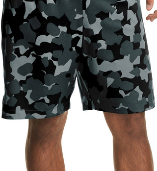 Champion Men's Standard Fit Stretch Camouflage 9 Sport Shorts Black Size Medium