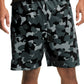 Champion Men's Standard Fit Stretch Camouflage 9 Sport Shorts Black Size Medium