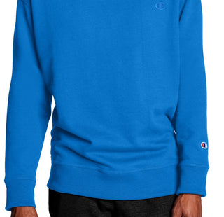 Champion Men's Powerblend Fleece Sweatshirt Blue Size Small