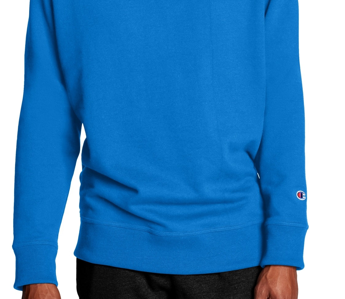 Champion Men's Powerblend Fleece Sweatshirt Blue Size X-Large