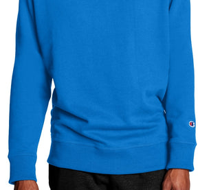 Champion Men's Powerblend Fleece Sweatshirt Blue Size X-Large