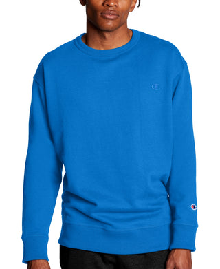 Champion Men's Powerblend Fleece Sweatshirt Blue Size X-Large