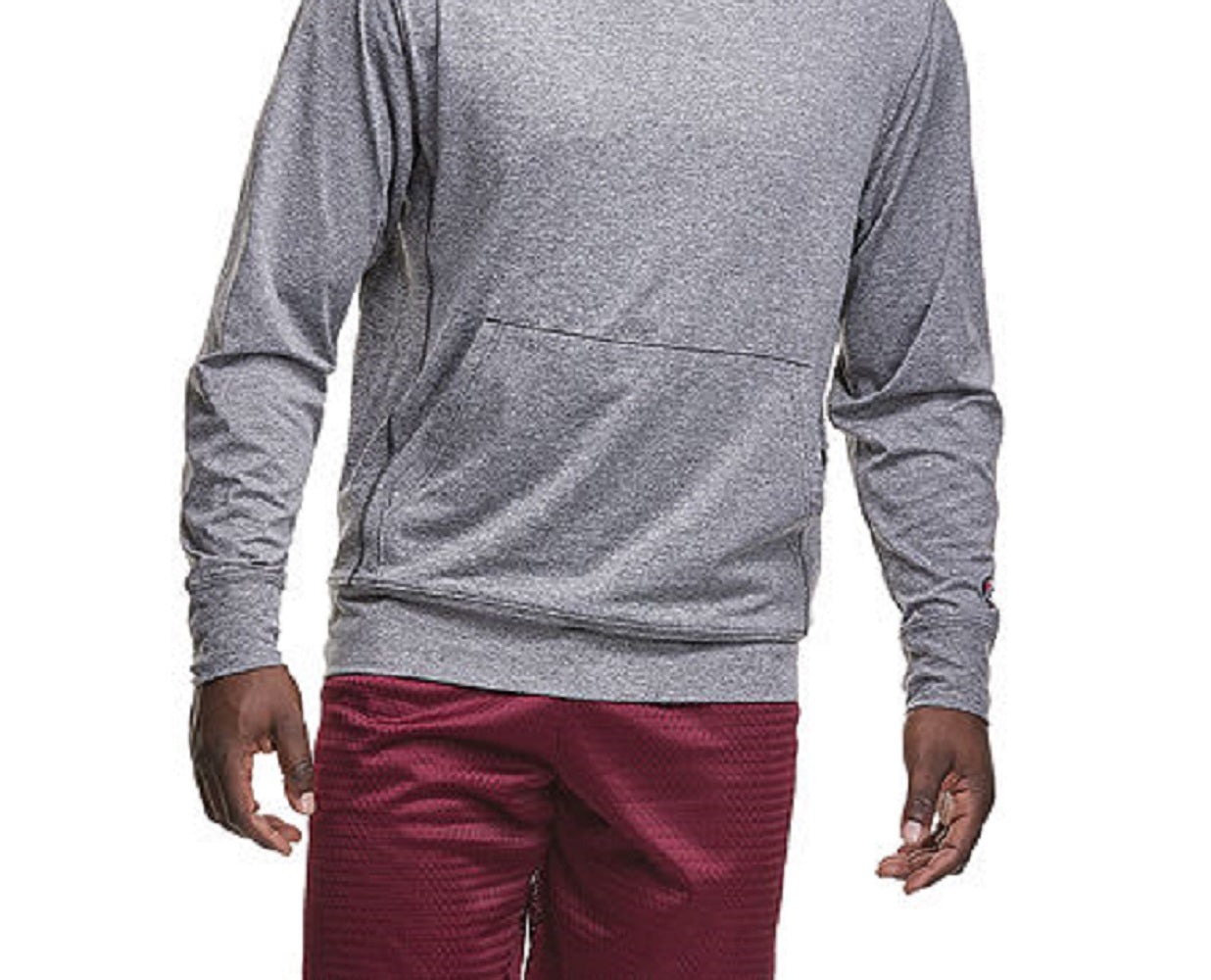 Champion Men's City Sport Hoodie Gray Size Small