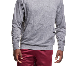 Champion Men's Standard Fit Stretch Hoodie Gray Size M