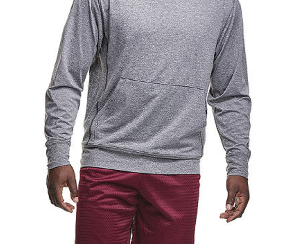 Champion Men's City Sport Hoodie Gray Size Large