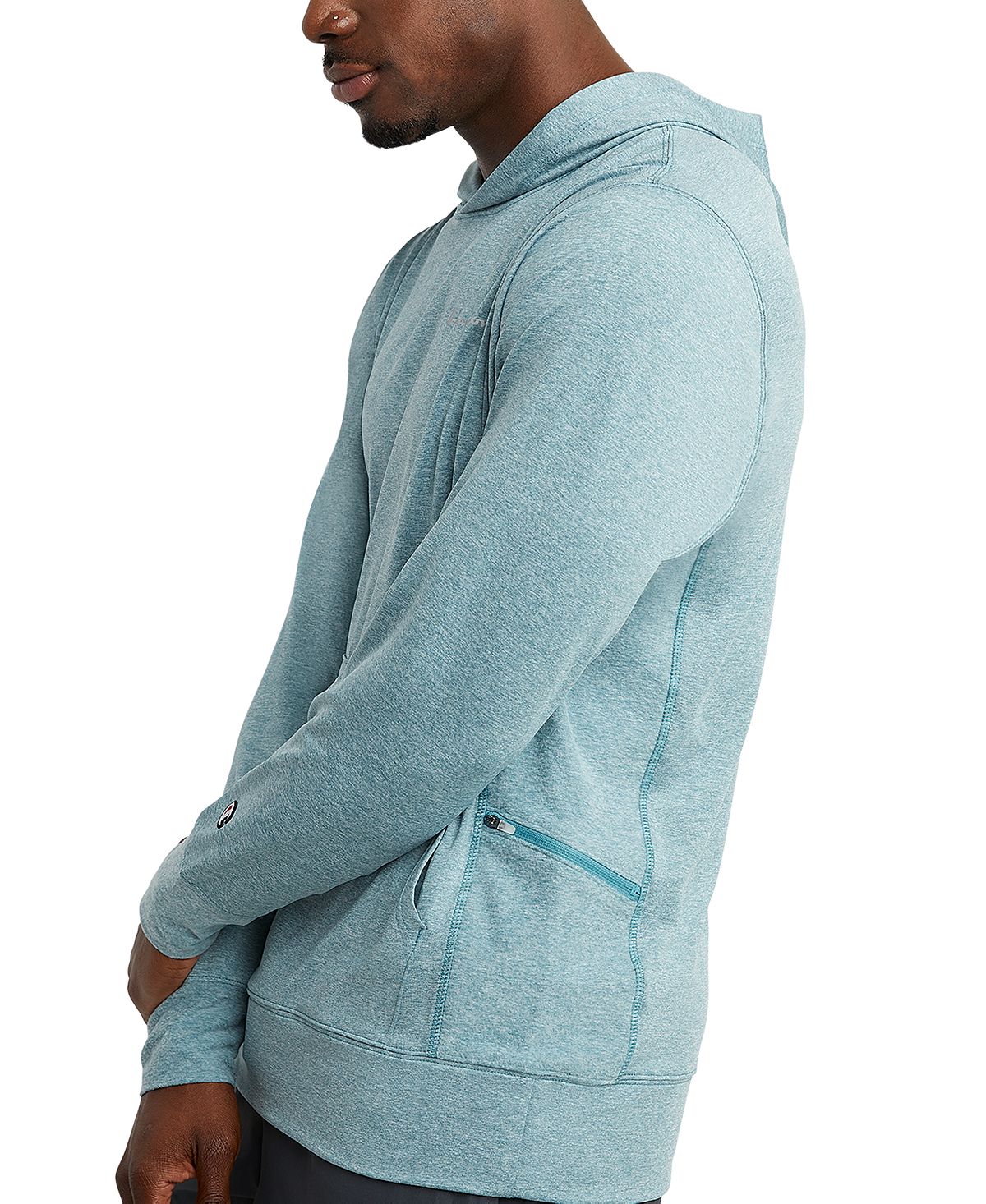 Champion Men's City Sport Standard Fit Stretch Hoodie Gray Size XL