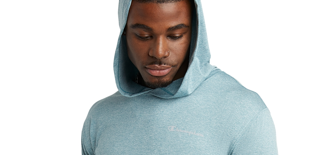 Champion Men's City Sport Standard Fit Stretch Hoodie Gray Size XL