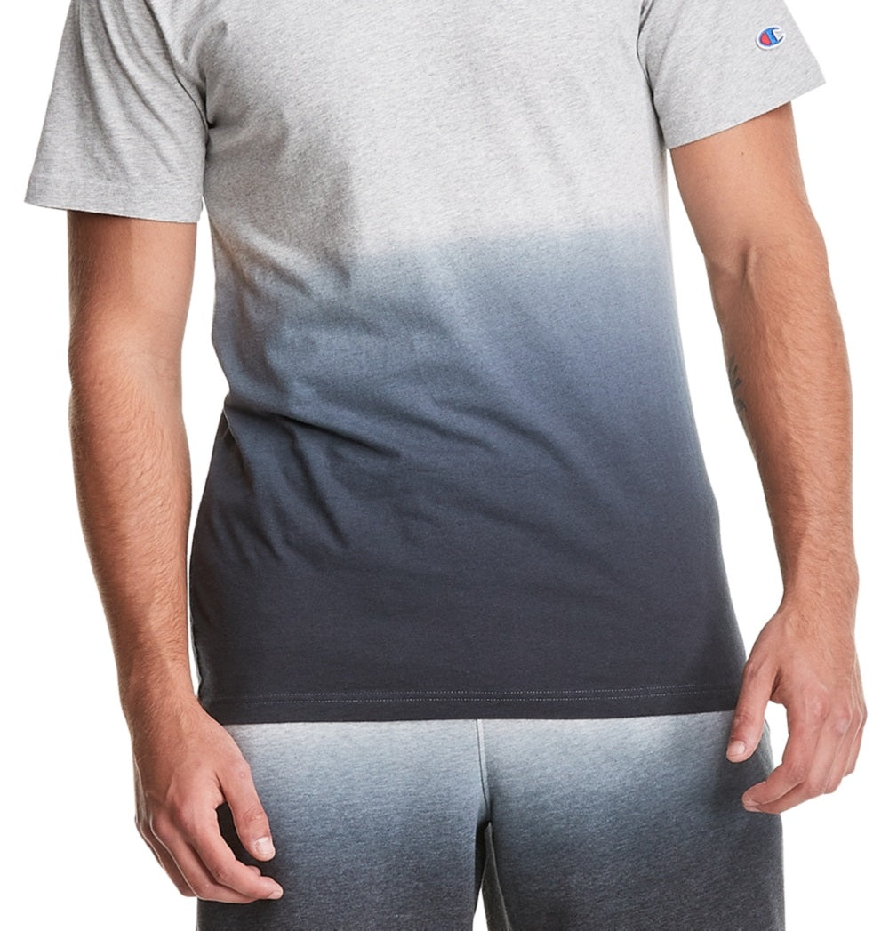 Champion Men's Ombre T-Shirt Gray Size Small