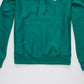 Champion Men's Reverse Weave Hoodie Green Size Small