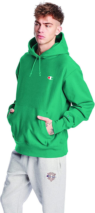 Champion Men's Reverse Weave Pullover Green Size X-Large