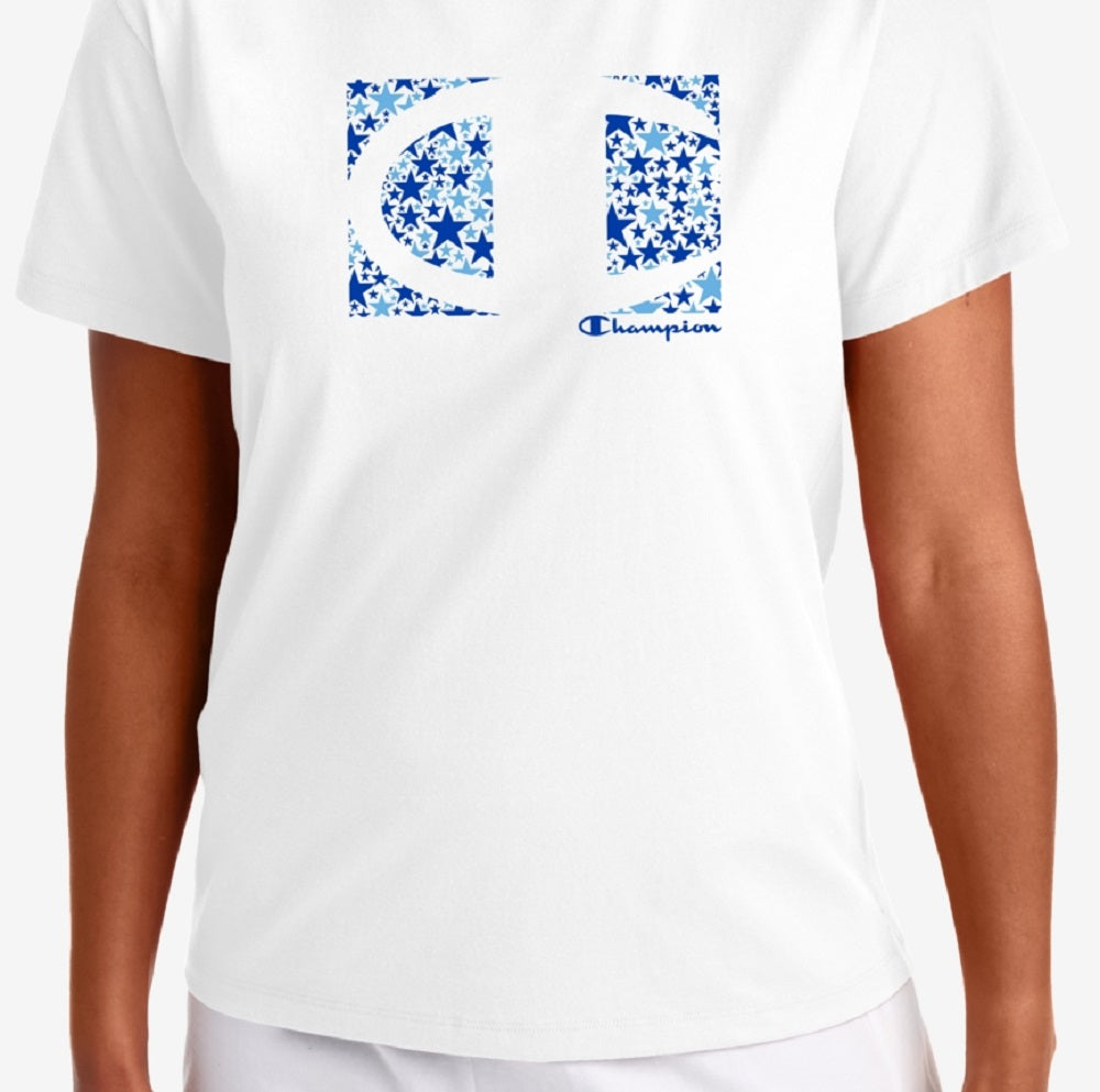 Champion Women's Classic Logo T-Shirt White