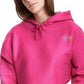 Champion Women's Cropped Logo Hoodie Pink Size X Small