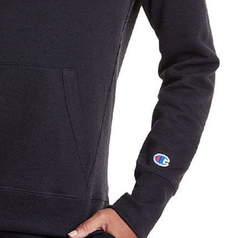 Champion Women's Logo Pullover Hoodie Black Size Small