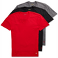 Polo Ralph Lauren Men's V Neck 3 Pack T-Shirts Red Size X-Large