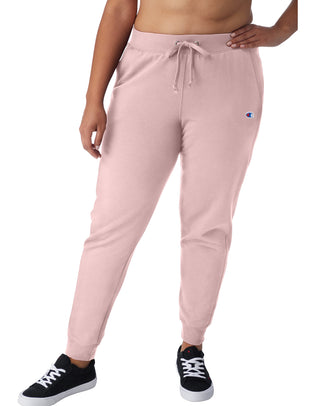 Champion Women's Powerblend Fleece Joggers Pink Size 4X