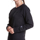Champion Women's Power Blend Boyfriend Sweatshirt Black Size XX-Large