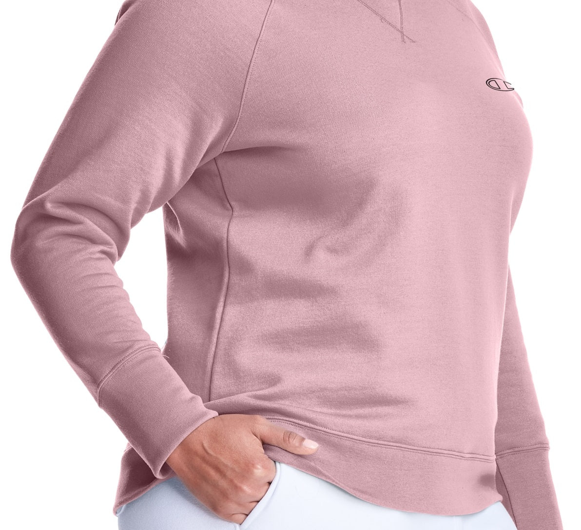 Champion Women's Power Blend Boyfriend Sweatshirt Pink Size 3X