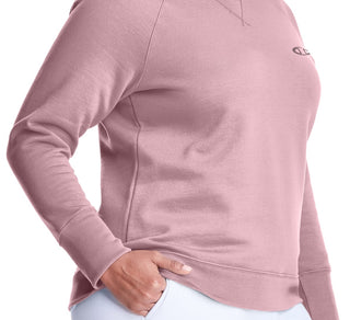 Champion Women's Power Blend Boyfriend Sweatshirt Pink Size 3X