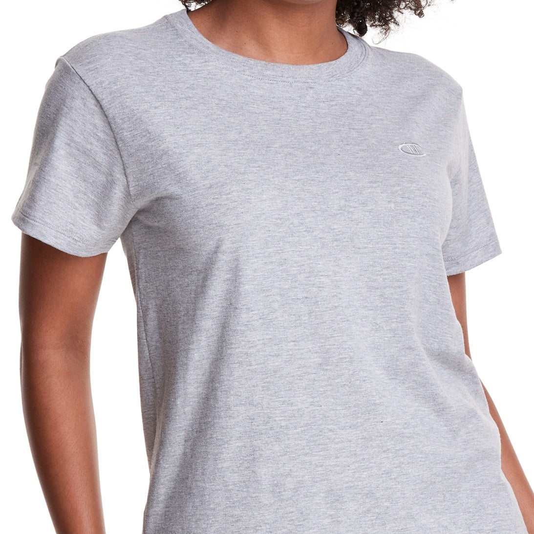 Champion Women's Classic T-Shirt Gray Size Medium
