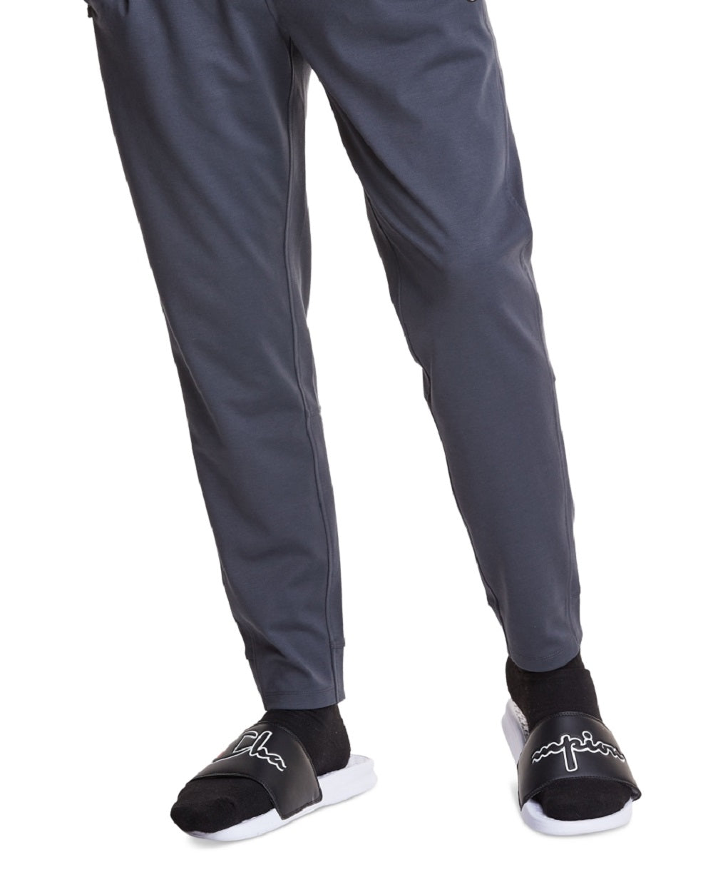 Champion Men's Signature Sport Slim Fit Pointe Knit Drawstring Pants Gray Size Large
