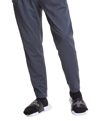 Champion Men's Signature Sport Slim Fit Pointe Knit Drawstring Pants Gray Size Large