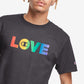 Champion Men's Rainbow Love Jersey Graphic T-Shirt Gray Size Medium
