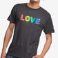 Champion Men's Rainbow Love Jersey Graphic T-Shirt Gray Size Medium