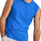 Champion Men's Classic Muscle Tee Embroidered Logo Blue Size Small