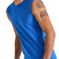 Champion Men's Classic Muscle Tee Embroidered Logo Blue Size Small