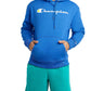 Champion Men's Powerblend Fleece Hoodie Blue Size Small