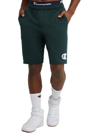 Champion Men's Powerblend Shorts Green Size Large