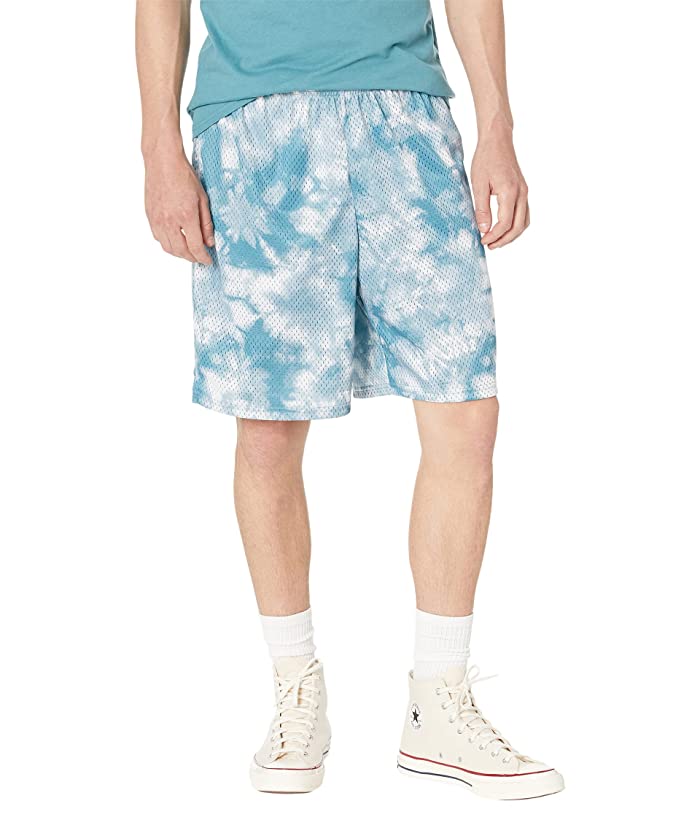 Champion Men's Classic Tie Dyed Mesh Shorts Blue Size XX-Large