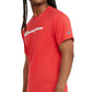 Champion Men's Classic Script Logo Crewneck T-Shirt Red Size Large