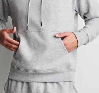 Champion Men's Powerblend Fleece Hoodie Gray Size Large