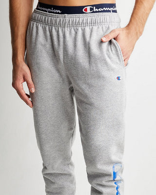 Champion Men's Powerblend Fleece Joggers Gray Size Medium