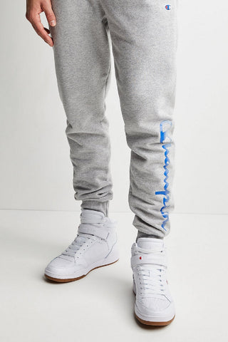 Champion Men's Powerblend Fleece Joggers Gray Size Medium