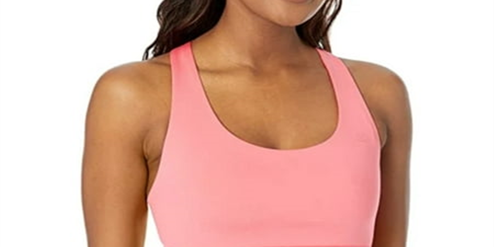 Champion Women's Intimates Stretch Racerback Sports Bra Pink Size X-Large