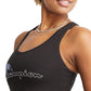 Champion Women's The Authentic Racerback Sports Bra Black Size Small