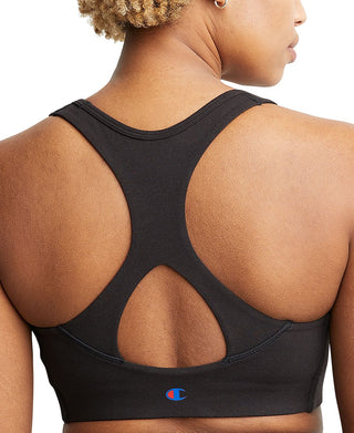 Champion Women's The Authentic Racerback Sports Bra Black Size Small