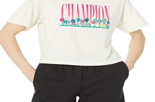 Champion Women's The Cropped Tee Brown