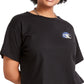 Champion Women's Cropped Logo T-Shirt Black Size Medium