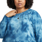 Champion Women's Fleece Ombre Dyed Crewneck Sweatshirt Blue