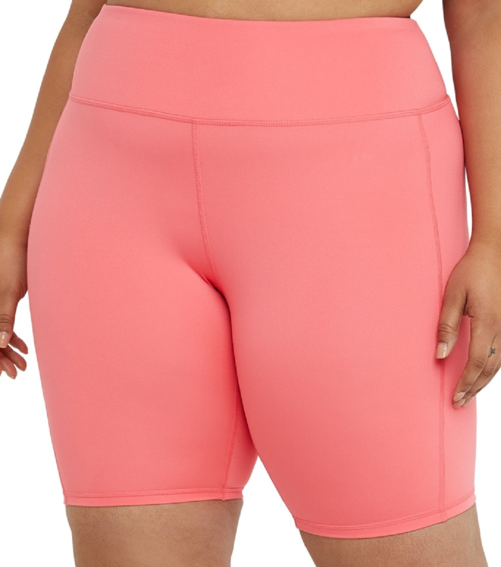 Champion Women's Absolute Eco Bike Shorts Pink Size 2X