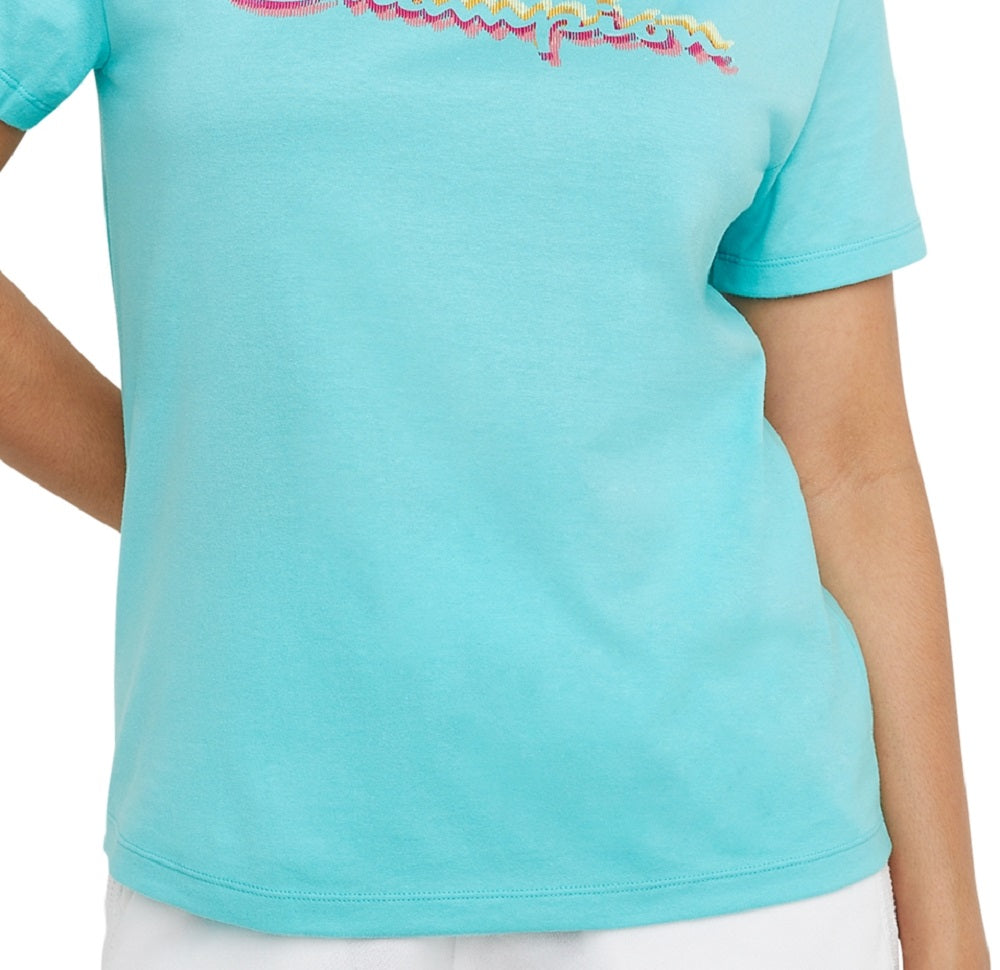 Champion Women's Classic Logo T-Shirt Blue